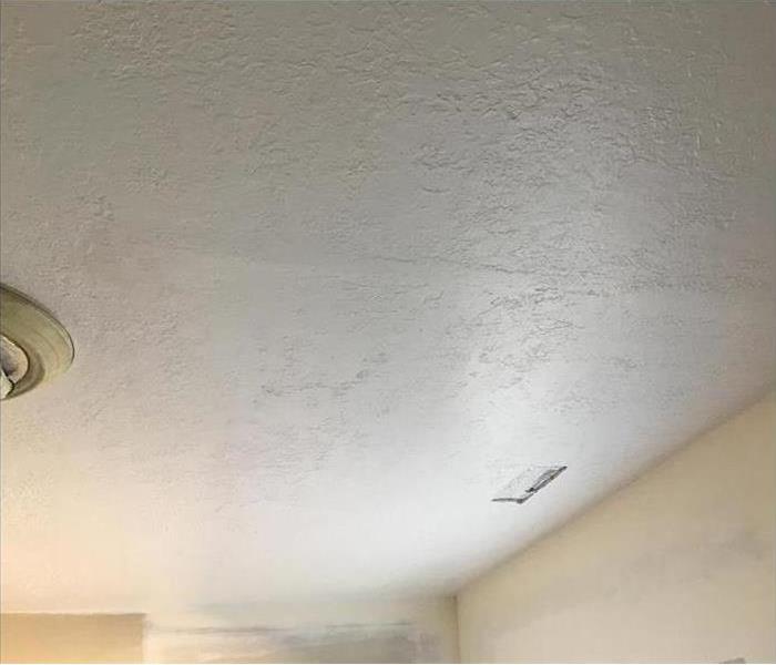 New ceiling after ice dam damage